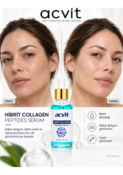 Acvit Hibrit Collagen Peptites Serum 30 ML
