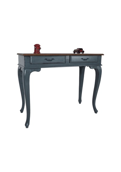 Masifart Ceviz Eskitme Tablalı Dresuar Gri 100 Cm Eskitme Patina Gri