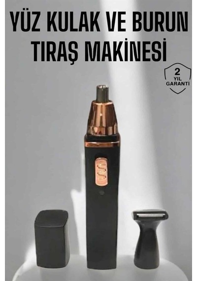 Tıraş Makinesi Kulak Burun Ve Yüz Temizleyici Şarjlı Mini -
