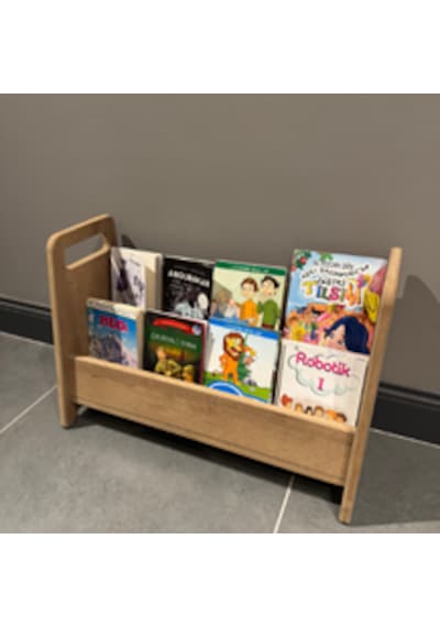 Montessori Mdf Çok Kullanışlı Kitaplık