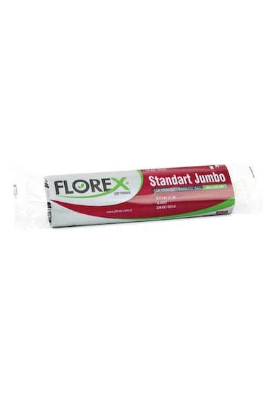 Florex Standart Jumbo Çöp Torbası 1 Koli 200 Adet ( ) 80 X 110 Cm / 27 Mc
