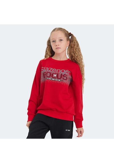 Slazenger LAST Çocuk  Kırmızı Sweatshirt