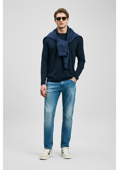 Lufian Vernom Smart Jean Erkek Pantolon Slim Fit Açık Mavi Açık Mavi 111200230100320
