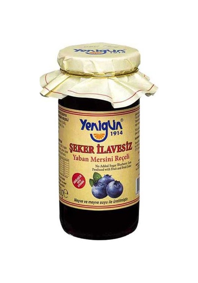 Yenigün Şeker İlavesiz Yaban Mersini Reçeli 290g - 3 Adet Tarı