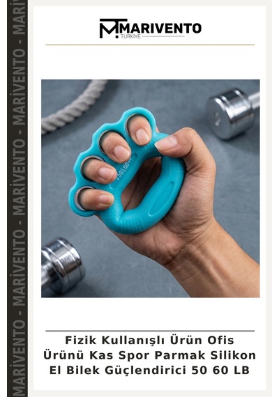 Fizik Kullanışlı Ürün Ofis Ürünü Kas Spor Parmak Silikon El Bilek Güçlendirici 50 60 Lb Çok Renkli