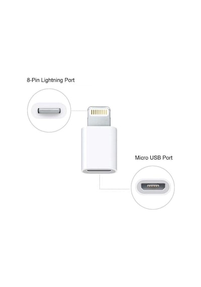 Apple Uyumlu iPhone Lightning Micro Usb Çevirici Dönüştürücü Adaptör