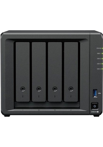 Synology Ds925-4g Plus Ryzen V1500b-4gb Ram- 4-diskli Nas Server Disksiz