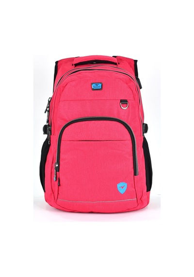 Elatae Unisex Ortopedik Çok Gözlü Günlük Seyahat Okul Sırt Çantası Pembe 2238
