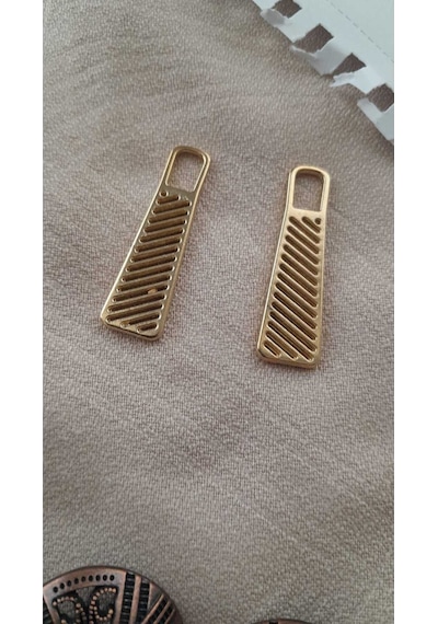 Gold Metal Elcık 35x13 Mm 2 Adet