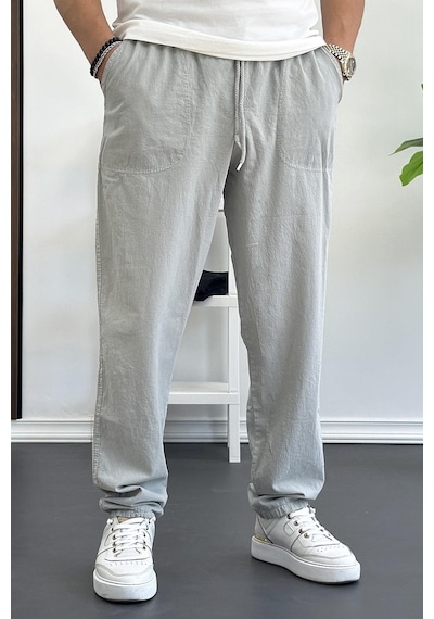 Edwoxmen Erkek Baggy Kalıp Pantolon Gri Edw130-gri Gri