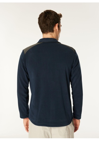 Düz Lacivert Erkek Polar Sweatshırt Hh..12009 Helly Hansen Block Fullzı-9822 Navy