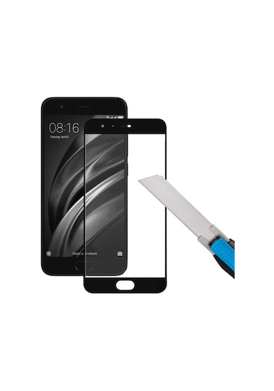 Ekılıf - Xiaomi Mi 6 Uyumlu - Ekran Koruyucu Davin 5d Cam Ekran Koruyucu - Siyah - T22068