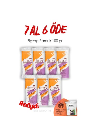 100 Gr. Lux Zigzag Pamuk 7 Al 6 Öde Ve Rosıe