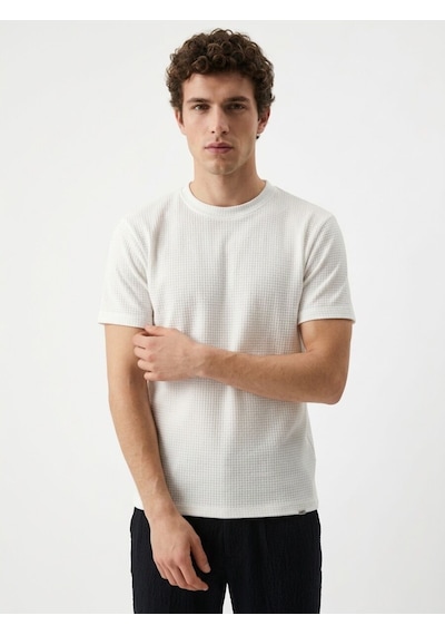 LOFT Regular Fit Erkek Tshirt K.kol Lf2040918 Q1.v1 Beyaz