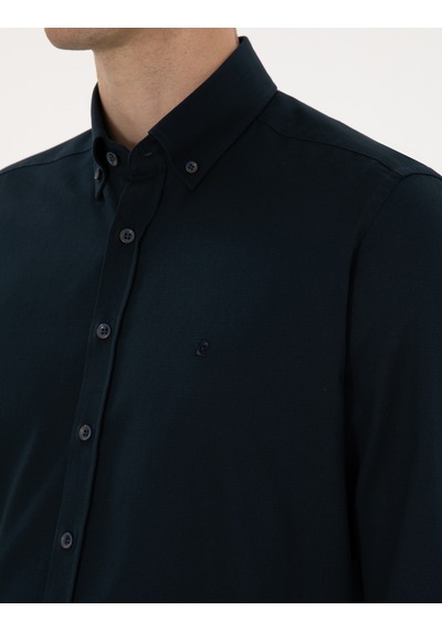 Pierre Cardin Erkek Lacivert Gömlek Desenli 50316736-vr033 Lacivert