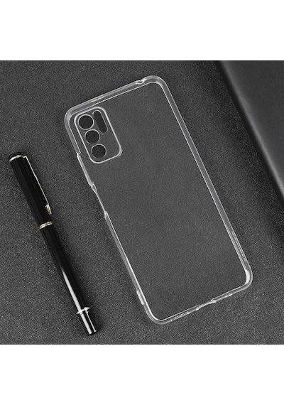 Noktaks - Xiaomi Redmi Note 10 5g Uyumlu - Kılıf Şeffaf Soft Slim Fitt Süper Silikon Kapak - Şeffaf