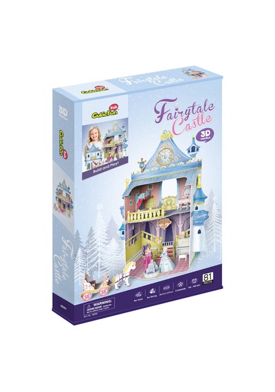 Cubic Fun  81 Parça Puzzle Fairytale Castle