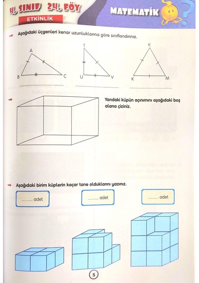 4.sınıf 2.dönem Haftalık Tekrar Föyü - 16 Fasikül - Tüm Dersler - Matematik - Türkçe - Hayat Bilgisi