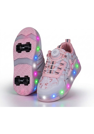 Cem Pekşen Ndrops Ptnl26 Siyah Patenli Çocuk Sneaker Pembe