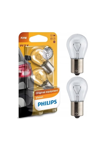 Philips P21w Stop Ve Sinyal Ampulü Premium 12 V - 2'li Paket