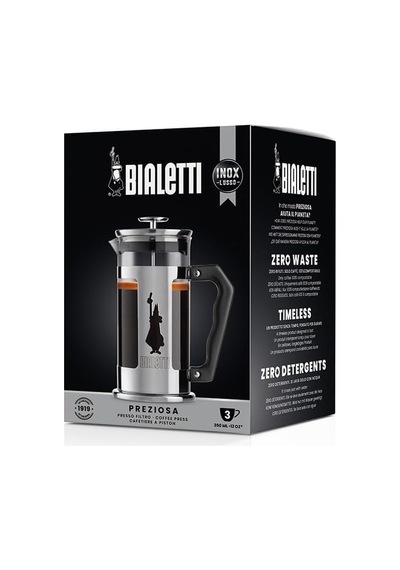 Ayrex Preziosa French Press: Yaklaşık 350ml Kapasiteli Kahve Hazırlayıcı - 18/10 Paslanmaz Çelik Gövde - Bulaşı Diğer