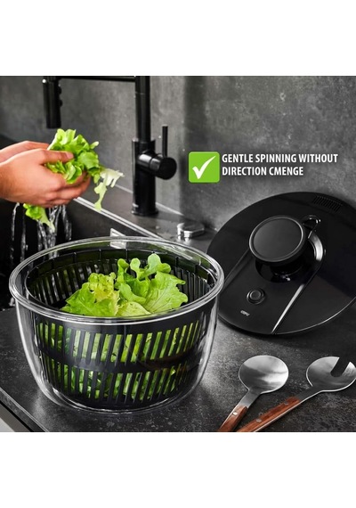 Push It Salata Kurutucu 5 Litre - Mutfak Süzgeci Ve Salata Kasesi Ø 25 Cm Diğer