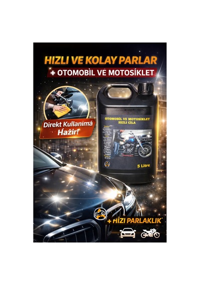 5 Litre Ekonomik Boy Hızlı Cila Uzun Süreli Parlaklık Ve Koruma