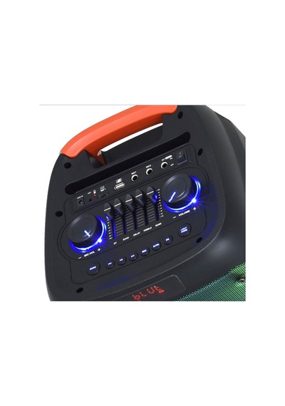 Büyük Boy Bluetooth Hoparlör Kablosuz Mikrofonlu Taşınabilir Valiz Tipi Tekerlekli Şrjlı Speaker