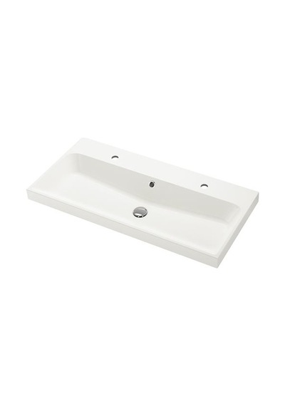 Ikea Backsjön Lavabo, Beyaz, 100x48 Cm