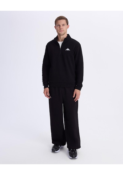 Kappa Authentic 222 Banda Pulliogt Erkek Siyah Regular Sweatshirt