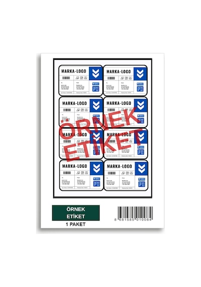 Herboy Hb-1102 210 X 148,5 Mm A4 Baskılı Laser Etiket 100 Adet