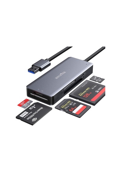 Cf Kart Okuyucu, Usb 3.0'dan Kompakt Flash Bellek Kartı Okuyucu Adaptörüne 5gbps Sdxc, Sdhc, Sd, Micro Sdxc, Micro Sd