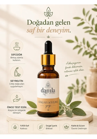 Biodamla Natural Acı Elma Adaçayı 20 Ml