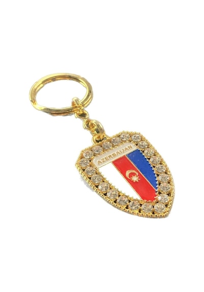 Azerbaycan Bayraklı Anahtarlık Azərbaycan Bayrağı Metal Açarlıq Hediyelik Anahtarlık Çanta Aksesuarı