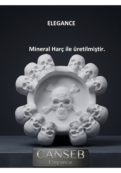 Kuru Kafa Küllük Dekoratif 11cm - Gotik Tarzı - Rock Tarzı - Skull 51135156