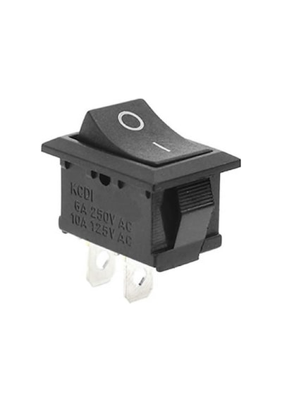 2 Pin Siyah Anahtar Switch Mini Buton Kcd1 Plastik Açma Kapama On / Off