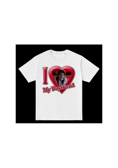 Tarzsokak Stranger Things Steve Harrington Tshirt Beyaz