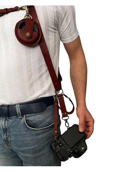 Hakiki Deri El Yapımı Kızıl Kahve Fotoğraf Makinesi Askısı - Smallrig 1/4 Vida Bağlantılı Kahverengi Hakiki Deri El Yapımı Kızıl Kahve Fotoğraf Makinesi Askısı - Smallrig 1/4 Vida Bağlantılı Kahverengi