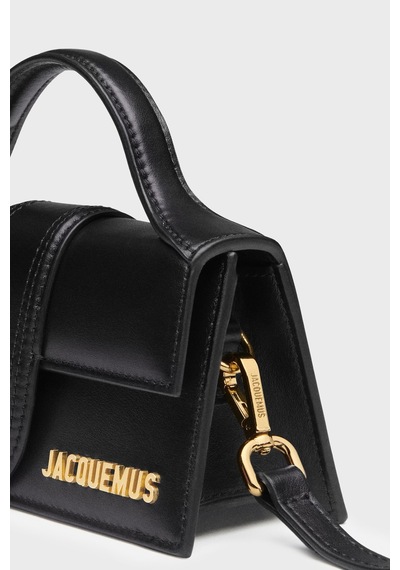 Jacquemus Le Bombıno Deri Çıkarılabilir Askılı Çanta Kadın Çanta 21hbaw00006bc01c01 Siyah