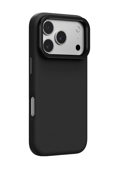 Apple Uyumlu iPhone 17 Pro Max Kılıf M-safe Şarj Özellikli Standlı Amazingthing Glamour Mag Serisi Pu Kapak Siyah Siyah