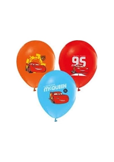 Cars Arabalar Şimşek Mcqueen 8 Kişilik 11 Parça Doğum Günü Set