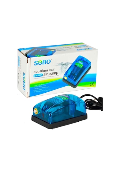 Sobo Akvaryum Hava Motoru Tek Çıkış 3w 3,5 Lt/min Sb-548a