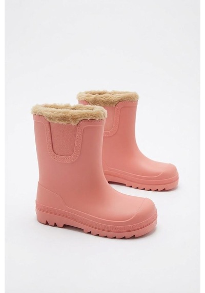 Igor W10340 402 Pembe Rosa Verona Borrego İçi Kürklü Çocuk Yağmur Çizmesi