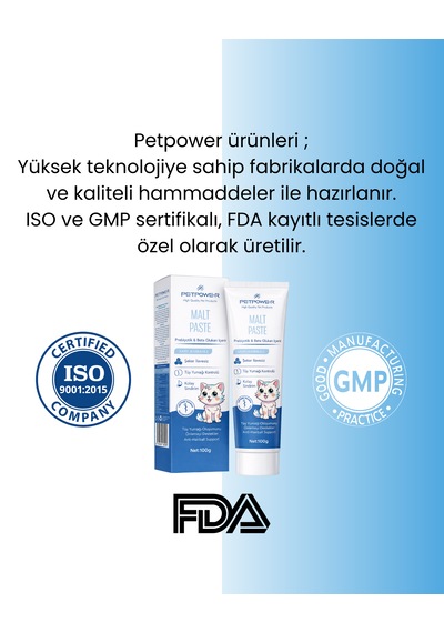 Petpower Tüy Yumağı Önleyici Kedi Maltı 100 G