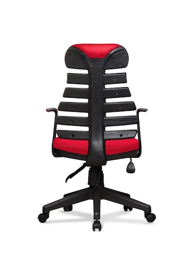Ev Ve Ofis Çalışma Sandalyesi Bilgisayar Ve Yönetici Koltuğu Zebra Model Kırmızı
