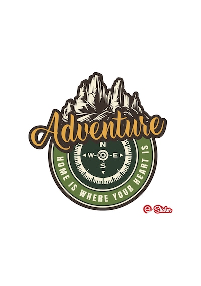 Adventure Camping Pusula Sticker Off Road Sticker (499594689)