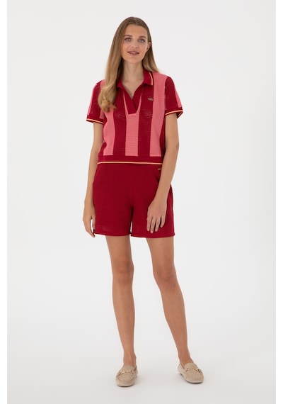 U.s. Polo Assn. Kadın Vişne Şort Örme 50299894-vr223 Vişne Vişne Çürüğü