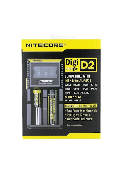 Nitecore D2 Digi Charger Li-ion / Nı-cd / Nı-mh / Elx31343-5bdf1