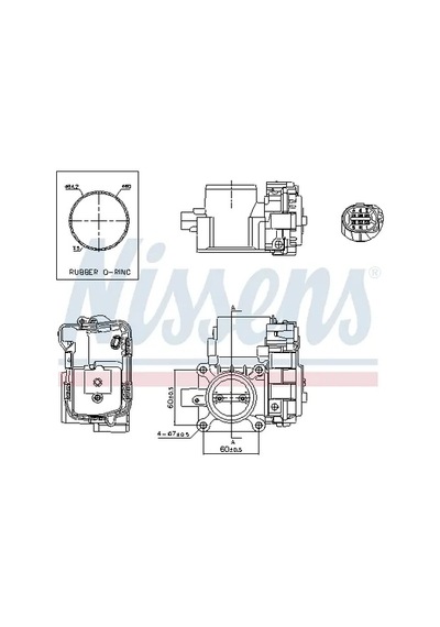 Gaz Kelebeği - Fiat Panda, 500, Grande Punto, Punto - Nıssens-955088