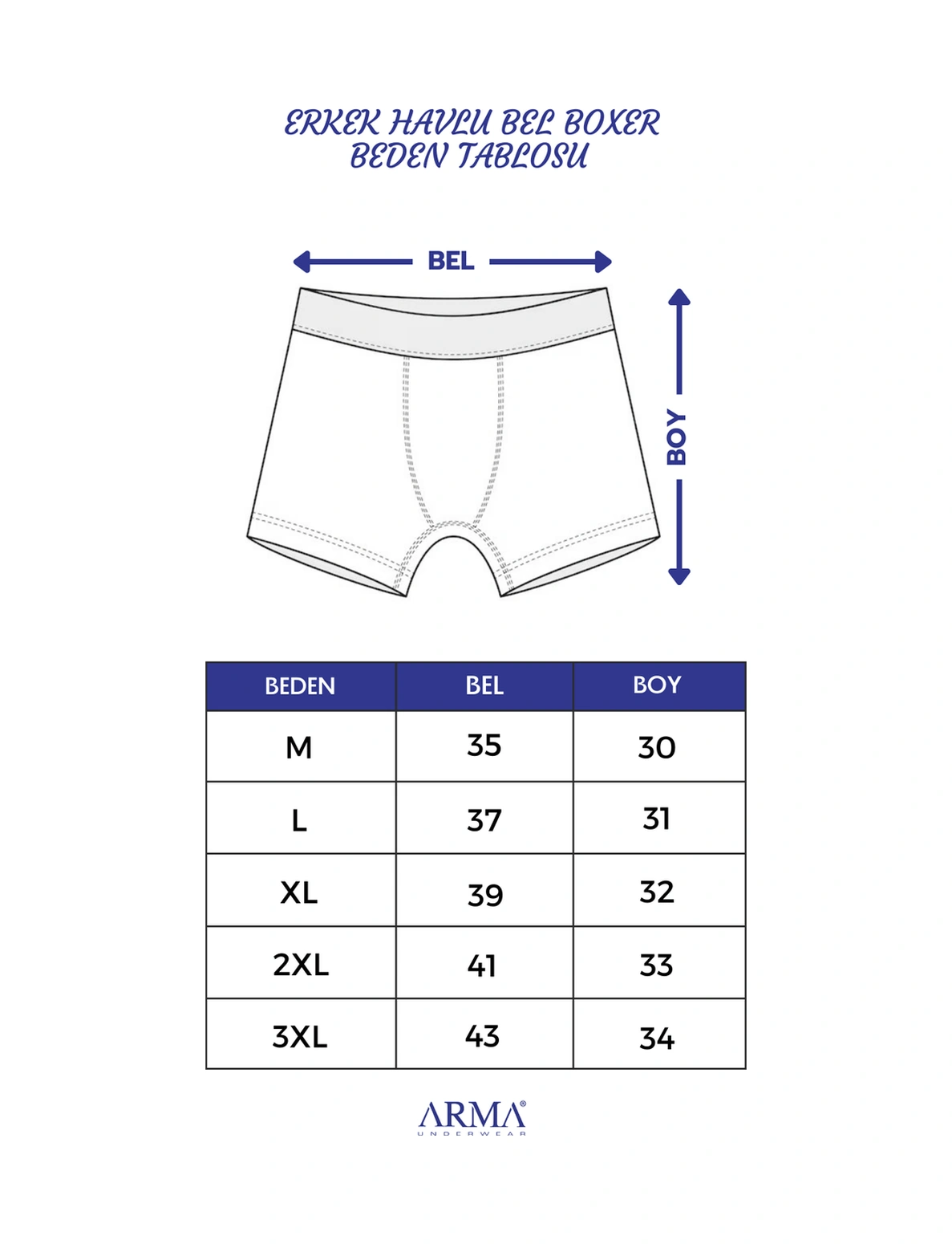 Arma Yıldız 6'lı Paket Beyaz Erkek Penye Havlu Bel Boxer %100 Pamuk Beyaz Arma Yıldız 6'lı Paket Beyaz Erkek Penye Havlu Bel Boxer %100 Pamuk Beyaz